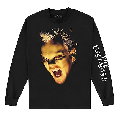 Buy Official The Lost Boys David Long Sleeve T-Shirt Print Crew Neck T Shirt Tee Top • 39.95£