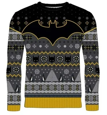 Buy DC Comics Batman Goodwill In Gotham Knitted Festive Christmas Jumper • 35.99£