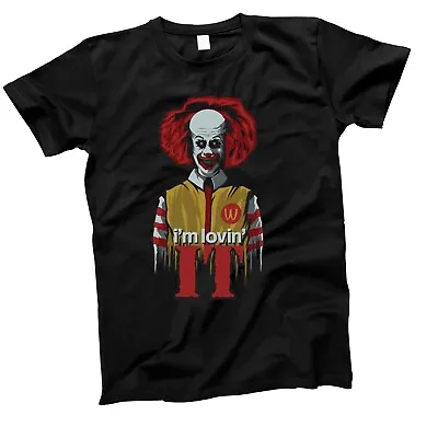 Buy It Pennywise Stephen King Movie Film Horror Clown Sci Fi Christine Retro T Shirt • 5.99£