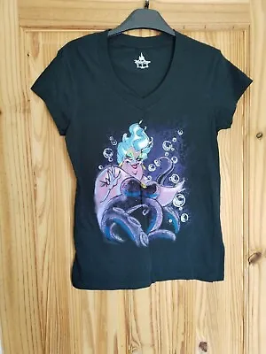 Buy Disney Parks Ursula / Little Mermaid V-Neck Women's T-Shirt Size Small  • 11.99£