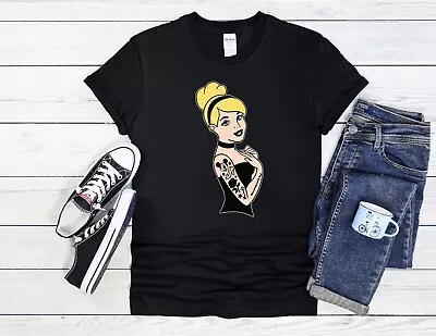 Buy Punk Cinderella Goth  Men Women Jute Bag Unisex Hoodie Baseball T Shirt Top 3659 • 9.99£