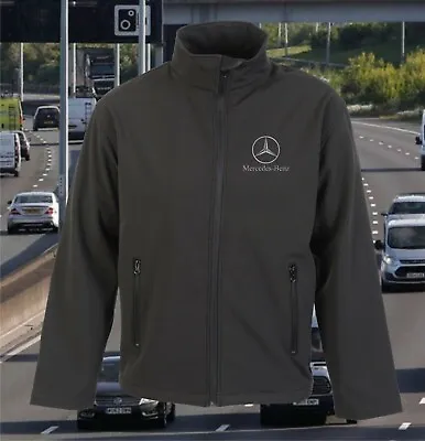 Buy Mm Mercedes Mm Jacket Softshell Car Coat Embroidered Logo Water Repellent • 35.99£