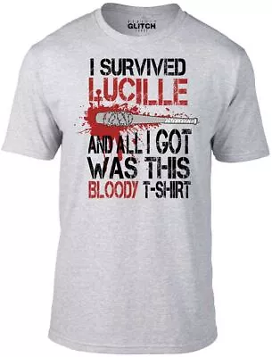 Buy Lucille This Bl**dy Men's T-Shirt - Inspired By Walking Dead Zombies Walkers TV • 12.99£