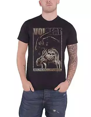 Buy Volbeat T Shirt Seal The Deal And Lets Boogie Goat Logo Official Mens New Black • 16.95£