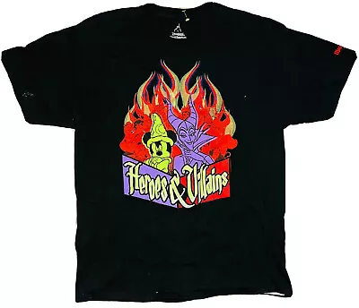 Buy Disney Magic Kingdom 2014 Heroes & Villains 'Rock Your Disney Side' Shirt; L • 16.41£