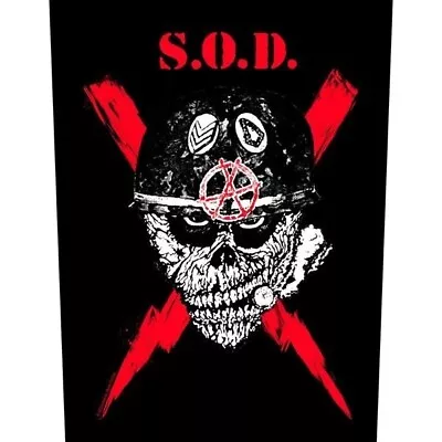 Buy SOD Stormtroopers Of Death Back Patch Official Metal Band Merch • 12.63£