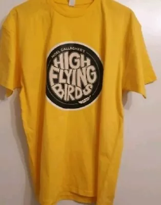 Buy NGHFB Noel Gallagher T Shirt  High Flying Birds Large Yellow. Oasis  • 14£