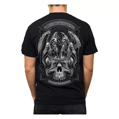 Buy Lethal Threat Moto Motorcycle Motorbike Party With The Sinners T-Shirt • 31.97£
