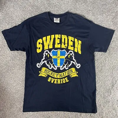 Buy Vintage Amsterdam Fox Originals T Shirt Sweden Hockey Nation Sverige Tee. Medium • 9.99£