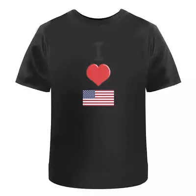 Buy 'I Love America' Men's / Women's Cotton T-Shirts (TA032495) • 11.99£