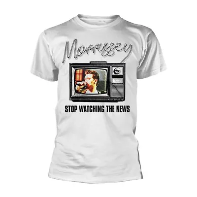 Buy Morrissey 'Stop Watching The News' T Shirt - NEW • 14.99£