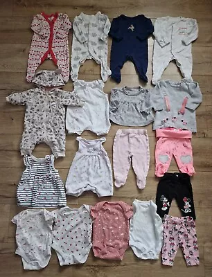Buy Baby Girl Clothes Bundle 0-3 Months Outfits Primark Mini Club 18 Items  • 14.99£