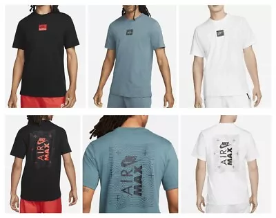Buy Nike Hybrid Air Max Hologram T-Shirts, Blue/Black/White-Various Sizes -RRP £35 • 23.99£
