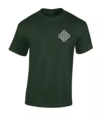 Buy Celtic Cross Lb Mens T Shirt Nordic Viking Design Odin Thor Valhalla Hammer Top • 7.99£