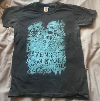 Buy Avenged Sevenfold T Shirt Rock Metal Band Merch Tee Size Small A7X • 13.95£