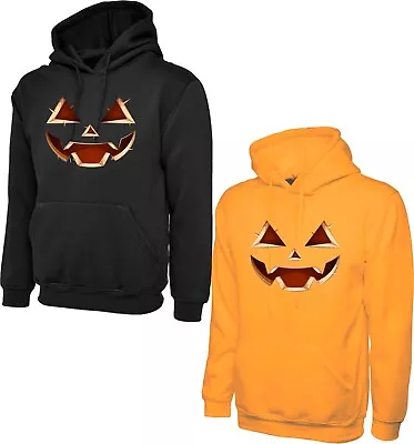 Buy Scary Pumpkin Face Hoodie Horror Pumpkin Face Halloween Scary Nightmare Ghost • 21.99£