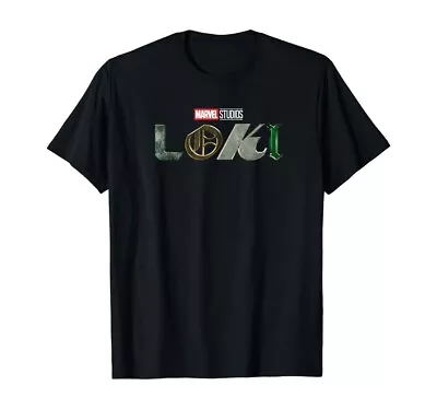 Buy Official Marvel - Loki - Logo Badge - Men's T-Shirt S/M/L/XL, Ref: 1XL • 14.99£