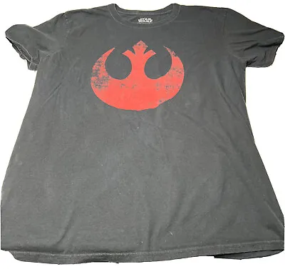 Buy Star Wars Rebel Alliance Logo T Shirt Size Large • 5.75£