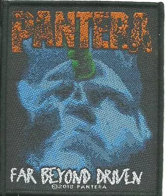 Buy PANTERA Far Beyond Driven 2018 - WOVEN SEW ON PATCH Official Merch SEALED • 3.99£