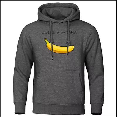 Buy Dolce & Banana Printed Men's Hoodie (Loose, Casual Clothing, Fashion, Warm) • 22.99£