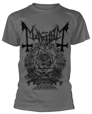 Buy Mayhem ?Barbed Wire? Grey T-Shirt - OFFICIAL • 16.29£