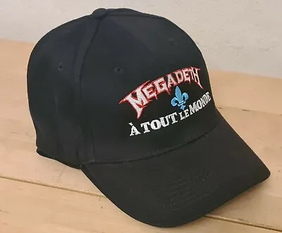 Buy MEGADETH - A TOUT LE MONDE - BASEBALL CAP 57cm NEW TOUR MERCH Embroidered  • 4.99£