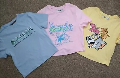 Buy 3 X Crop Tshirts Disney Tom & Jerry Size Small • 3£