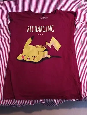 Buy Official Pokemon Pikachu Womens T-Shirt • 3.99£