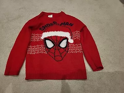 Buy Spiderman Christmas Jumper. Boys Age 4-5. Primark • 6£