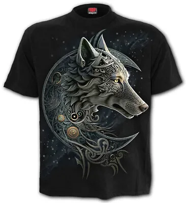 Buy CELTIC WOLF - T-Shirt Black / Spiral / Wolves / Viking / Tattoo / Tribal / Norse • 18.95£