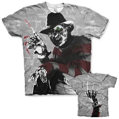 Buy Freddy Krueger A Nightmare On Elm Street Official Mens T-Shirt • 25.98£