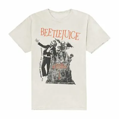 Buy Beetlejuice Here Lies Betelgeuse Crew Neck T-Shirt • 10£
