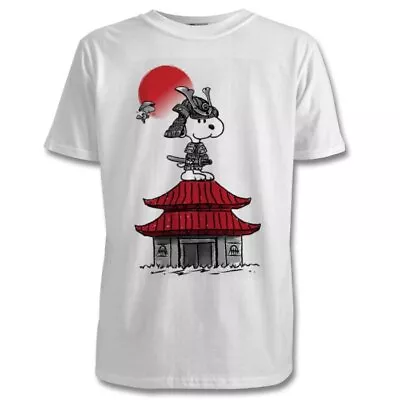 Buy Samurai Beagle & Bird Snoopy Woodstock Ancient Japanese T-shirt Size S-xl New • 11.50£