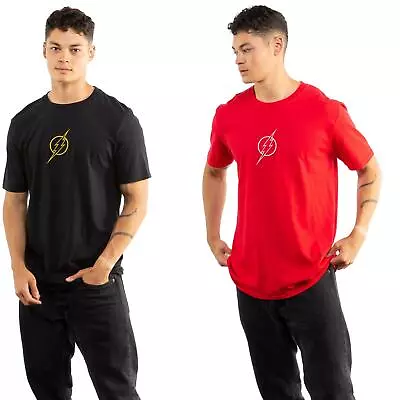 Buy The Flash Central Line Emblem T-shirt S-XXL Official DC Comics • 10.49£