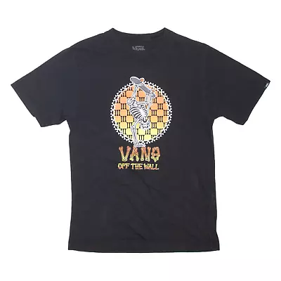 Buy VANS Off The Wall Boys T-Shirt Black L • 8.99£