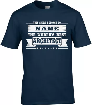 Buy Architect Mens Personalised T-Shirt Structural Design Architecture 3XL 4XL 5XL • 13.95£