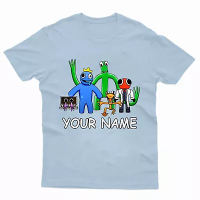 Buy Personalised Kids Rainbow Friends T-Shirt Any Name Birthday Boys Girls Tee Gift • 8.99£