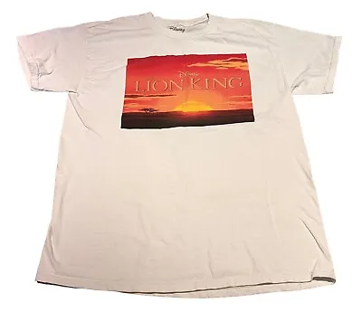 Buy Disney The Lion King White T-Shirt Top Tees (L) 100% Cotton (K17) Disneyana Sun • 8.09£