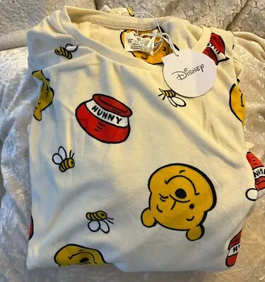 Buy Disney's Ladies, Women’s Winnie The Pooh Pretty Soft Touch Fleece Pyjama Set XL • 21£