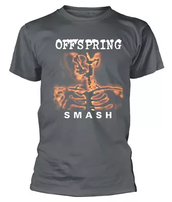 Buy The Offspring Smash White Text Grey T-Shirt NEW OFFICIAL • 17.69£
