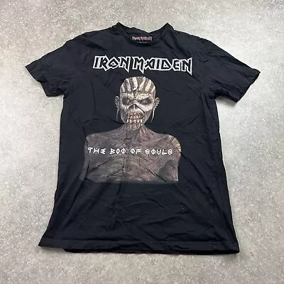 Buy Iron Maiden Black Graphic Tshirt The Boo Of Souls Women’s S 36 • 12£