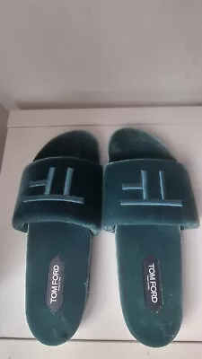 Buy Tom Ford Harrison Slides Slippers Mules Sandals Size 12 • 350£