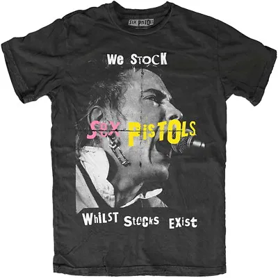Buy Sex Pistols We Stock Black T-Shirt OFFICIAL • 15.19£