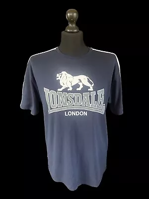 Buy Lonsdale Blue Tee Shirt Medium • 12£