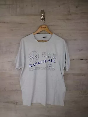 Buy Lady Basketball State Champs 1991 Single Stitch 90s Vtg T Shirt  Xl • 18.59£