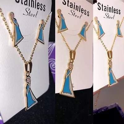 Buy Disney Frozen 2 Girls Hair Necklace Accessory & Jewellery Gift Set Christmas Fun • 18£