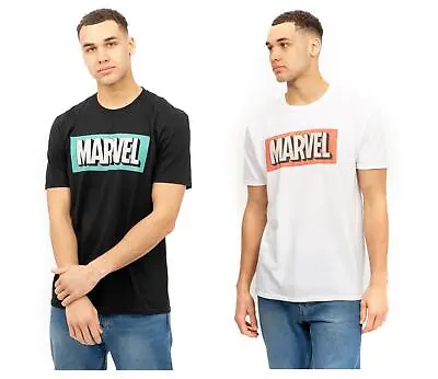 Buy Marvel Mens T-shirt Retro Logo S-2XL Official • 10.49£