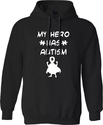 Buy My Hero Has Autism Hoodie Be Kind Be Patient Kids Awareness Birthday Gifts • 13.99£