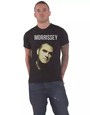 Buy Morrissey T Shirt Face Photo Logo New Official Mens Black • 17.95£