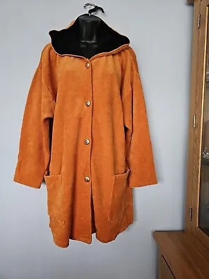 Buy Timeless Vintage Women's Button Up Hoodie Jacket/Cardigan Size 14.orange.used  • 15£